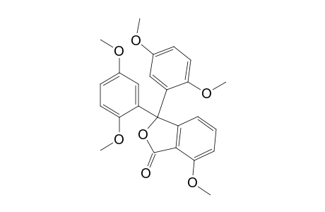 3,3-bis(2,5-dimethoxyphenyl)-7-methoxy-1(3H)-isobenzofuranone