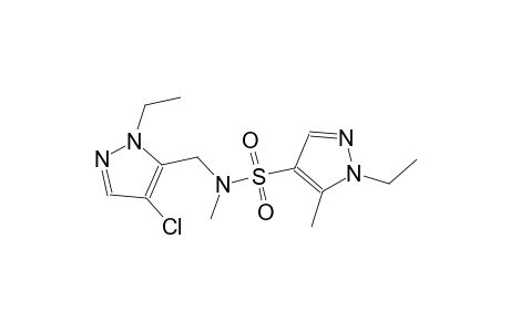 1H-pyrazole-4-sulfonamide, N-[(4-chloro-1-ethyl-1H-pyrazol-5-yl)methyl]-1-ethyl-N,5-dimethyl-