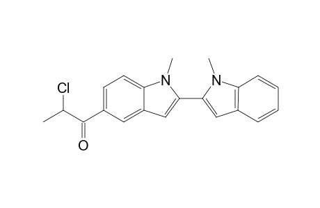 5-(2'-Chloropropionyl)-1-methyl-2-(1'-methyl-1H-indol-2'-yl)-1H-indole