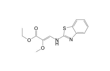 Ethyl (Z)-3-(benzothiazol-2-ylamino)-2-methoxypropenoate