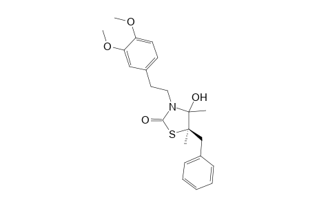 (R)-5-Benzyl-3-[2-(3,4-dimethoxy-phenyl)-ethyl]-4-hydroxy-4,5-dimethyl-thiazolidin-2-one