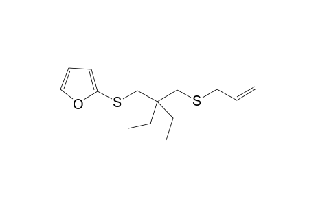 2-(2 -Ethyl-2-(2 -propenylthiomethyl)butylthio)-furan