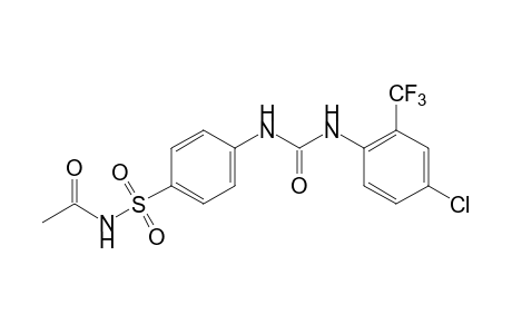 4'-(acetylsulfamoyl)-4-chloro-2-(trifluoromethyl)carbanilide