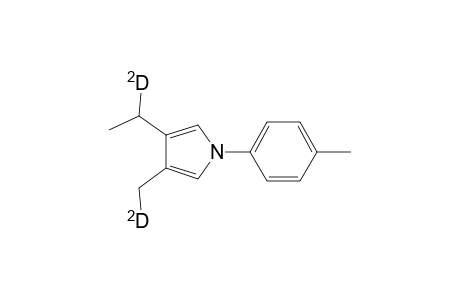 3-(Monodeuterioethyl)-4-(monodeuteriomethyl)-1-(p-methylphenyl)-1H-pyrrole