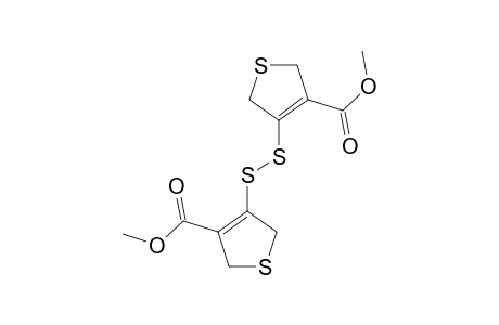 3-Thiophenecarboxylic acid, 4,4'-dithiobis[2,5-dihydro-, dimethyl ester