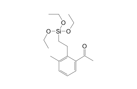 3-Methyl-2-[2-(triethoxysilyl)ethyl]acetophenone