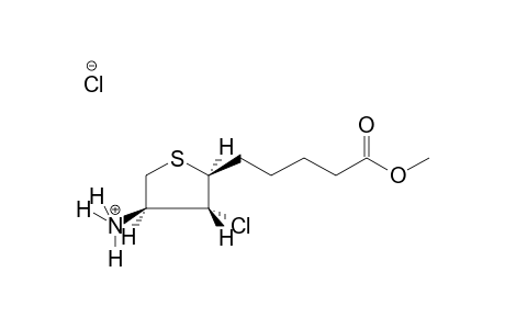 4R-AMINO-3T-CHLORO-2C-(4-METHOXYCARBONYLBUTYL)TETRAHYDROTHIOPHENEHYDROCHLORIDE