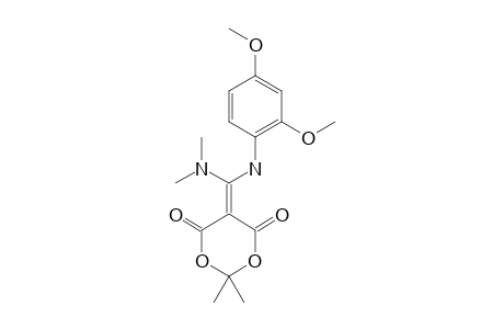 5-[(2,4-DIMETHOXYANILINO)-(DIMETHYLAMINO)-METHYLENE]-2,2-DIMETHYL-1,3-DIOXANE-4,6-DIONE