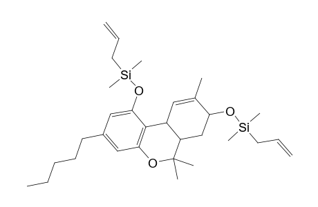 Allyl[(8-([allyl(dimethyl)silyl]oxy)-6,6,9-trimethyl-3-pentyl-6a,7,8,10a-tetrahydro-6H-benzo[c]chromen-1-yl)oxy]dimethylsilane