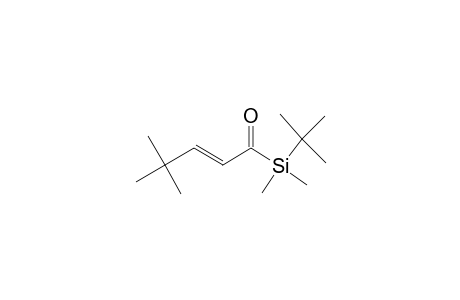 Silane, (1,1-dimethylethyl)(4,4-dimethyl-1-oxo-2-pentenyl)dimethyl-, (E)-