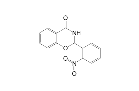 4H-1,3-Benzoxazin-4-one, 2,3-dihydro-2-(2-nitrophenyl)-