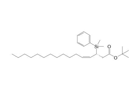 tert-Butyl (Z)-(3R)-3-Dimethyl(phenyl)silylhexadec-4-enoate