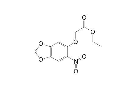 Acetic acid, 2-[(6-nitro-1,3-benzodioxol-5-yl)oxy]-, ethyl ester