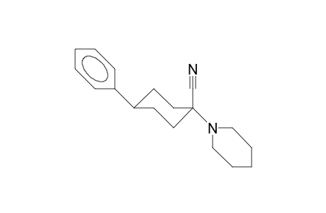 trans-4-Phenyl-1(R)-piperidino-cyclohexanenitrile