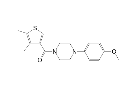 1-[(4,5-dimethyl-3-thienyl)carbonyl]-4-(4-methoxyphenyl)piperazine