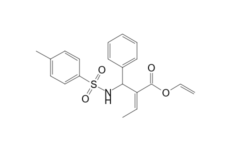E-2-[Phenyl(toluene-4-sulfonylamino)methyl]but-2-enoic acid vinyl ester