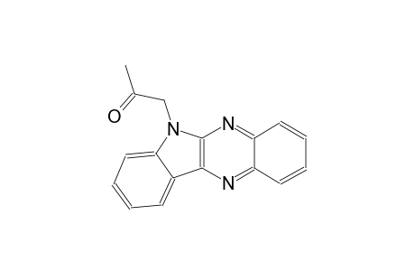 2-propanone, 1-(6H-indolo[2,3-b]quinoxalin-6-yl)-