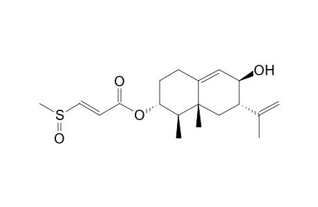 (3R,4R,6S,7R,10R)-4,10-Dimethyl-6-(1'-methylethenyl)-3(E)-{[2"-(methylthio)ethenyl]carbonyloxy}-1,2,3,4,5,6,7,10-octahydronaphthalen-7-one-S-Oxide