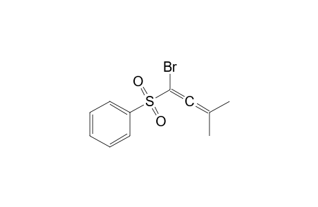 1-Bromo-3-methyl-1-phenylsulfonyl-1,2-butadiene