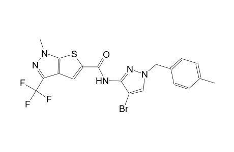 1H-thieno[2,3-c]pyrazole-5-carboxamide, N-[4-bromo-1-[(4-methylphenyl)methyl]-1H-pyrazol-3-yl]-1-methyl-3-(trifluoromethyl)-