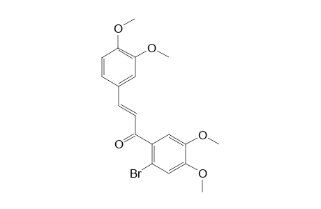 (2E)-1-(2-Bromo-4,5-dimethoxyphenyl)-3-(3,4-dimethoxyphenyl)-prop-2-en-1-one