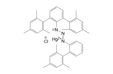 Chloro-{[[N'-2-(2',4',6'-trimethyl)biphenyl]-(N'''-2,4,6,2'',4'',6''-hexamethyl-1,1':3',1''-terphen-2'-yl)]triazenido-N'}mercury