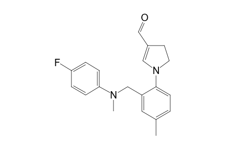 1-[2-[(4-fluoro-N-methyl-anilino)methyl]-4-methyl-phenyl]-2,3-dihydropyrrole-4-carbaldehyde