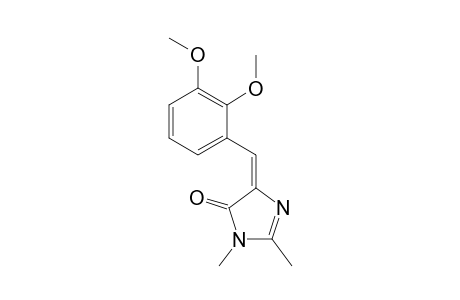 1,2-Dimethyl-4-(2,3-dimethoxybenzylidene)imidazolin-5-one