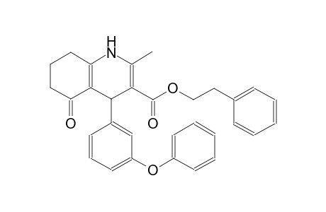 3-quinolinecarboxylic acid, 1,4,5,6,7,8-hexahydro-2-methyl-5-oxo-4-(3-phenoxyphenyl)-, 2-phenylethyl ester