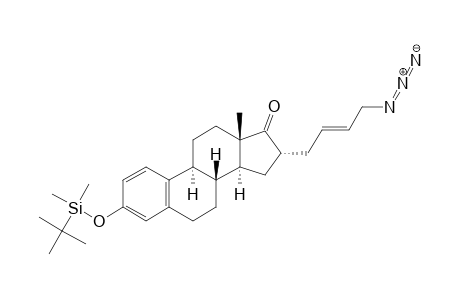 Estra-1,3,5(10)-trien-17-one, 16-(4-azido-2-butenyl)-3-[[(1,1-dimethylethyl)dimethylsilyl]oxy]-, (16.alpha.)-