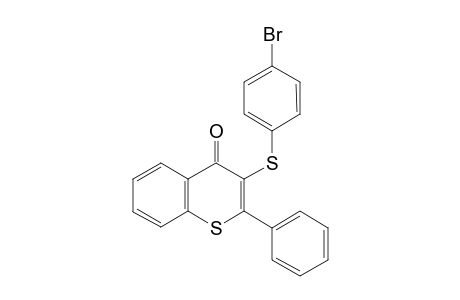 3-[(4-Bromophenyl)thio]-2-phenyl-4H-thiochromen-4-one