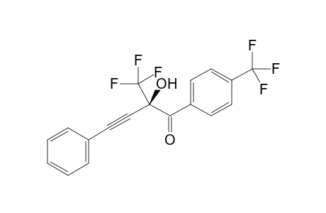 (R)-2-hydroxy-4-phenyl-2-(trifluoromethyl)-1-(4-(trifluoromethyl)-phenyl)but-3-yn-1-one