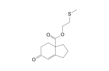 RAC-2-(METHYLTHIO)-ETHYL-3-OXOBICYCLO-[4.3.0]-1-NONENE-6-CARBOXYLATE