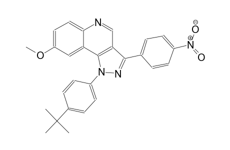 1-(4-tert-butylphenyl)-8-methoxy-3-(4-nitrophenyl)-1H-pyrazolo[4,3-c]quinoline
