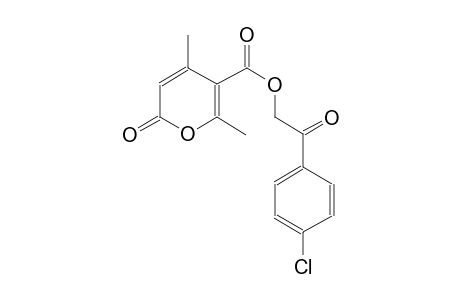 2-(4-chlorophenyl)-2-oxoethyl 4,6-dimethyl-2-oxo-2H-pyran-5-carboxylate