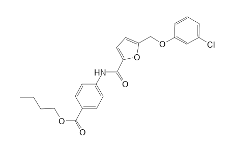 Butyl 4-({5-[(3-chlorophenoxy)methyl]-2-furoyl}amino)benzoate