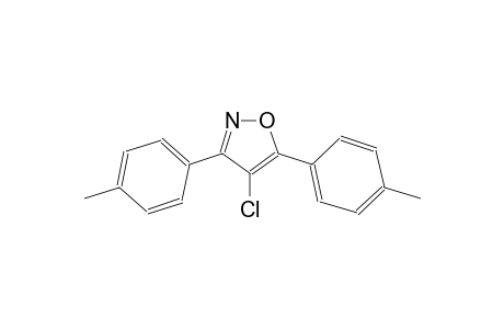 4-chloro-3,5-bis(4-methylphenyl)isoxazole