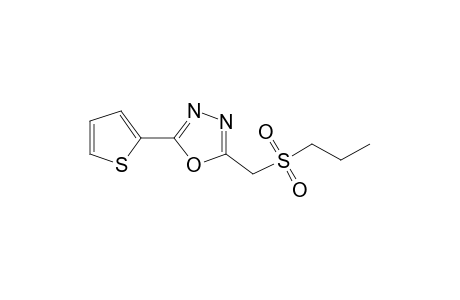 2-[(propylsulfonyl)methyl]-5-(2-thienyl)-1,3,4-oxadiazole