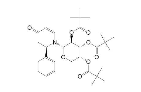 (2R)-N-(2',3',4'-TRI-O-PIVALOYL-ALPHA-D-ARABINOPYRANOSYL)-2-PHENYL-5,6-DEHYDROPIPERIDIN-4-ONE