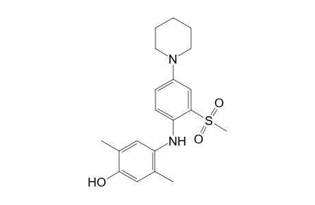 Phenol, 2,5-dimethyl-4-[[2-(methylsulfonyl)-4-(1-piperidinyl)phenyl]amino]-