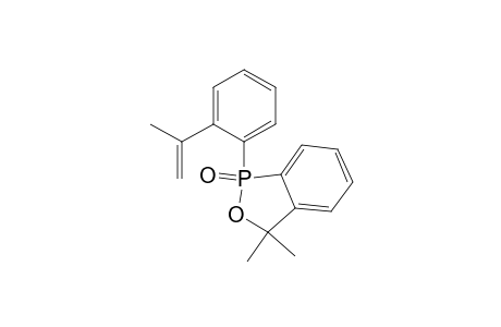 3,3-Dimethyl-1-(2-(1-methylenethyl)phenyl)(3H-2,1-benzoxaphosphole) 1-oxide
