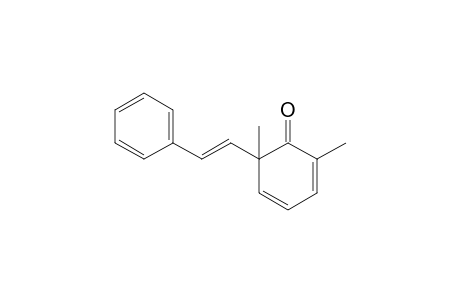 2,6-Dimethyl-6-[(E)-2-phenylethenyl]-1-cyclohexa-2,4-dienone