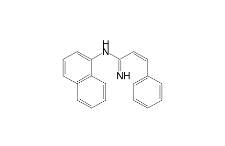 2-Propenimidamide, N-(1-naphthalenyl)-3-phenyl-