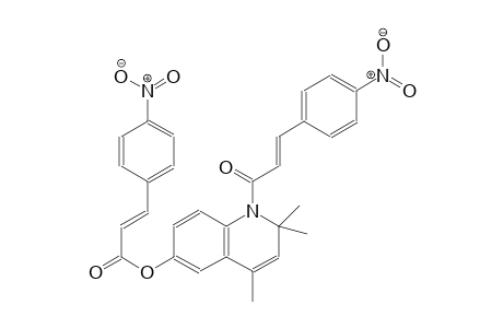 2,2,4-trimethyl-1-[(2E)-3-(4-nitrophenyl)-2-propenoyl]-1,2-dihydro-6-quinolinyl (2E)-3-(4-nitrophenyl)-2-propenoate