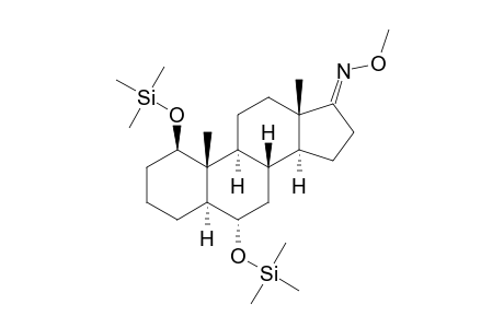 1.BETA.,6.ALPHA.-DI-[(TRIMETHYLSILYL)OXY]-5.ALPHA.-ANDROSTANE-17-ONE-17-(O-METHYLOXIME)