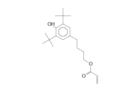 4-(3,5-Di-tert-butyl-4-hydroxyphenyl)butyl acrylate