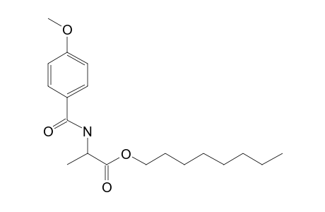 D-Alanine, N-(4-anisoyl)-, octyl ester