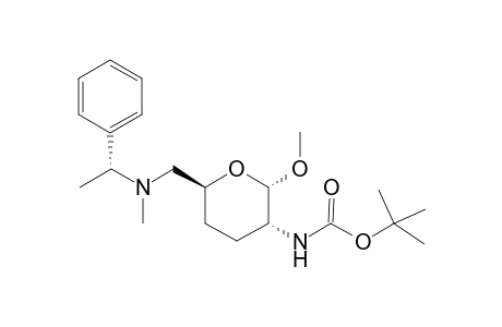N-[(2S,3R,6S)-2-methoxy-6-[[methyl-[(1R)-1-phenylethyl]amino]methyl]-3-oxanyl]carbamic acid tert-butyl ester