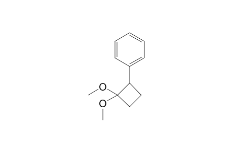 (2,2-Dimethoxycyclobutyl)benzene