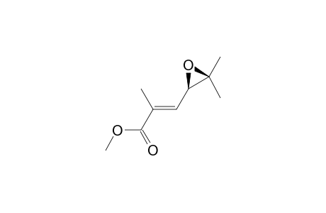 METHYL-(2E,4RS)-4,5-EPOXY-2,5-DIMETHYL-HEX-2-ENOATE